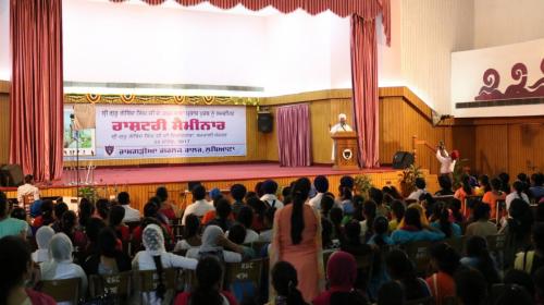 Seminar at Ramgarhia Girls Collage Ludhiana Jawaddi Taksal (15)
