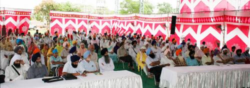 Sikh Panth nu Darpesh chunautiyan Seminar was organized by Vismaad Naad, Ludhiana  (7)