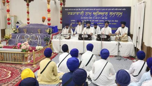 Weekly Simran Samagam November 12, 2017  Sant Baba Amir Singh ji Mukhi Jawaddi Taksal (2)