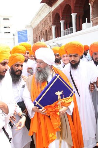 Sant Baba Sucha Singh ji honoured from Akal Takhat Sahib, award received by Sant Baba Amir Singh ji (45)
