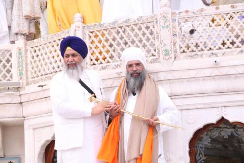 Sant Baba Sucha Singh ji honoured from Akal Takhat Sahib, award received by Sant Baba Amir Singh ji (47)