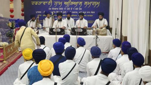 Weekly Simran Samagam November 12, 2017  Sant Baba Amir Singh ji Mukhi Jawaddi Taksal (3)