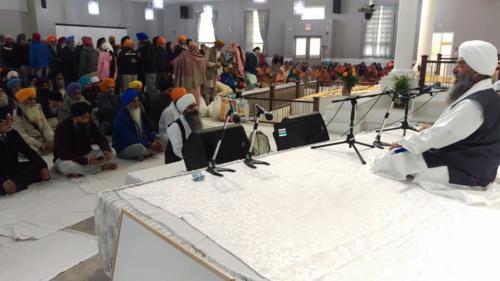 Sant Baba Amir Singh ji Mukhi Jawaddi taksal at Canada tour 2018 (2)