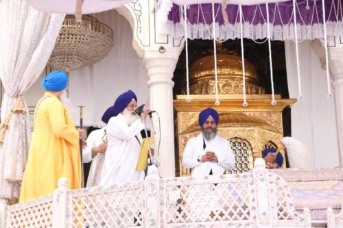 Sant Baba Sucha Singh ji honoured from Akal Takhat Sahib, award received by Sant Baba Amir Singh ji (24)