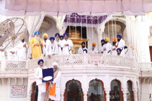 Sant Baba Sucha Singh ji honoured from Akal Takhat Sahib, award received by Sant Baba Amir Singh ji (26)