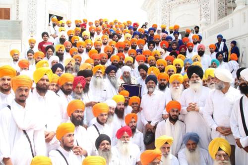 Sant Baba Sucha Singh ji honoured from Akal Takhat Sahib, award received by Sant Baba Amir Singh ji (37)