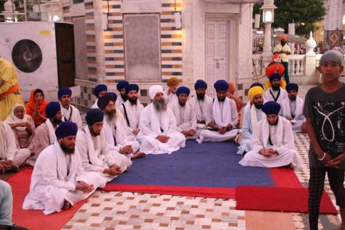 Takhat Sachkhand Sri Hazoor Sahib, Vikhe Darshan karde hoye Sant Baba Amir Singh ji Mukhi Jawaddi Taksal (11)