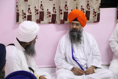 Takhat Sachkhand Sri Hazoor Sahib, Vikhe Darshan karde hoye Sant Baba Amir Singh ji Mukhi Jawaddi Taksal (2)