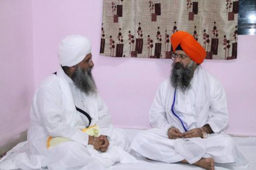 Takhat Sachkhand Sri Hazoor Sahib, Vikhe Darshan karde hoye Sant Baba Amir Singh ji Mukhi Jawaddi Taksal (3)