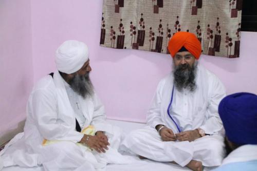 Takhat Sachkhand Sri Hazoor Sahib, Vikhe Darshan karde hoye Sant Baba Amir Singh ji Mukhi Jawaddi Taksal (9)